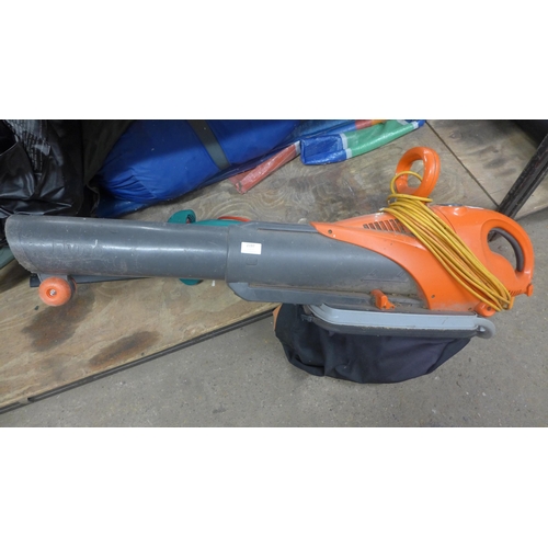 2197 - Flymo blower and Bosch trimmer