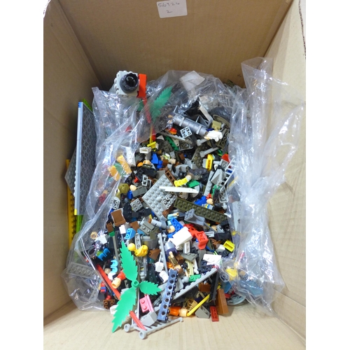 2251 - Box of Lego and other blocks