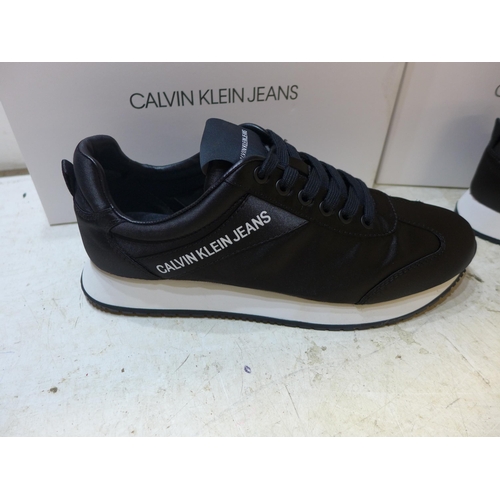 2254 - 2 Pairs of Calvin Klein shoes, low top lace ups, size UK 9.5 and 7