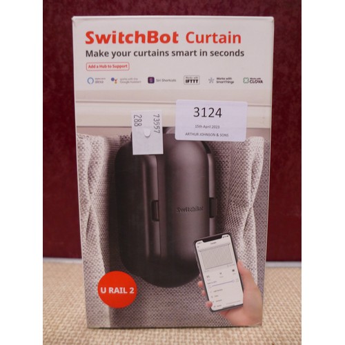 3124 - Switch Bot Smarthome Curtain Control Model: W0701600 (288-803)  * This lot is subject to vat