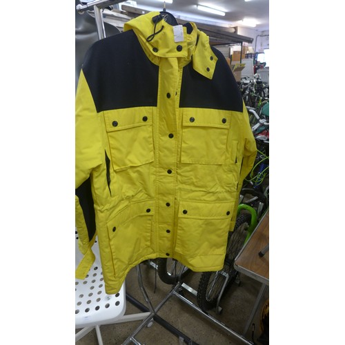 2379A - L.O.G.G. Sport yellow raincoat, size UK 8