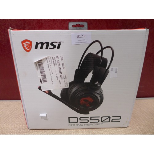 3121 - MSi Gaming Headset (model:- DS502) (288-160) * This lot is subject to VAT