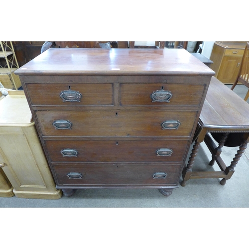 143 - A Victorian mahogany chest of drawers