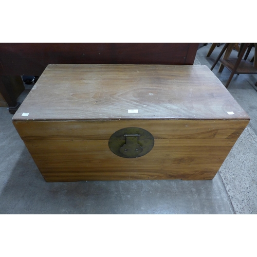 175 - A Chinese camphorwood blanket box