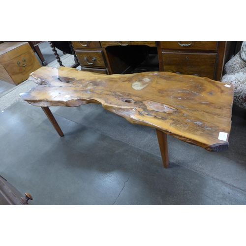 177 - A rootwood coffee table