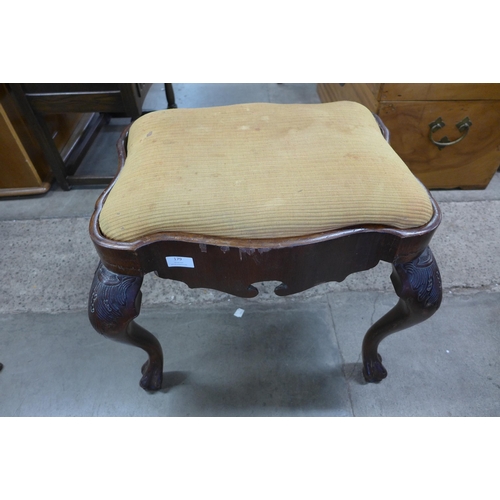 179 - A 19th Century Dutch walnut stool