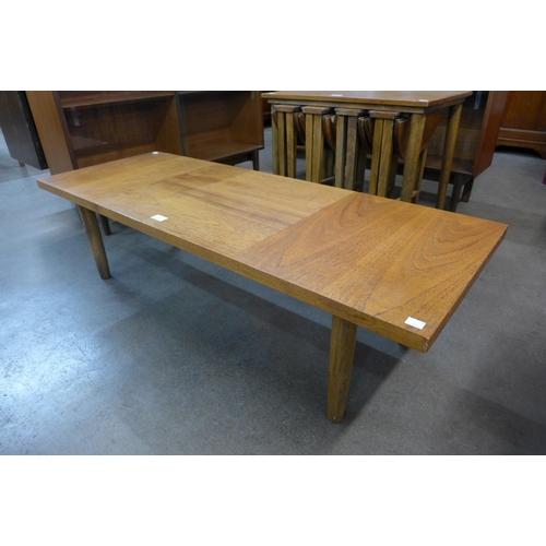 22 - A teak coffee table