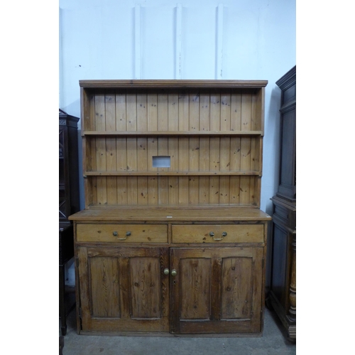 223 - A Victorian pine dresser