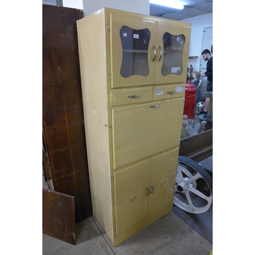 225 - Two vintage kitchen cabinets