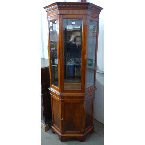 240 - A mahogany display cabinet