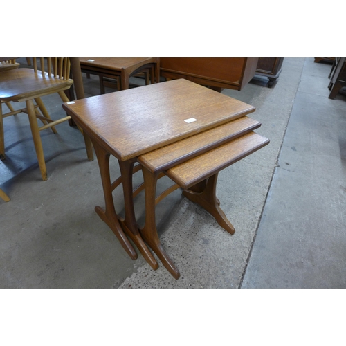 45 - A G-Plan Fresco teak nest of tables