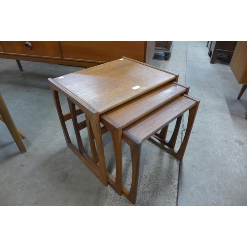 46 - A G-Plan Quadrille teak nest of tables