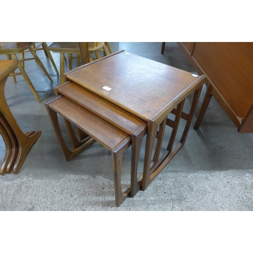 46 - A G-Plan Quadrille teak nest of tables