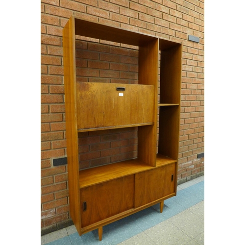 53 - A teak room divider