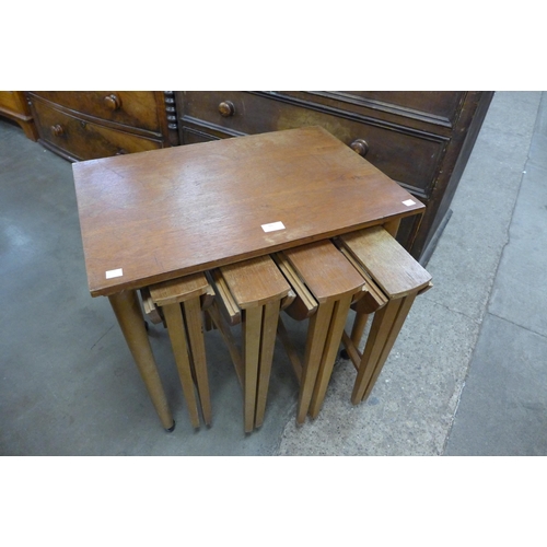 65 - A Poul Hundevad teak nest of tables