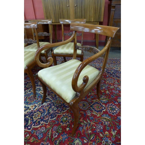 79 - A set of ten Regency mahogany dining chairs