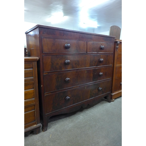 94 - A George IV mahogany chest of drawers