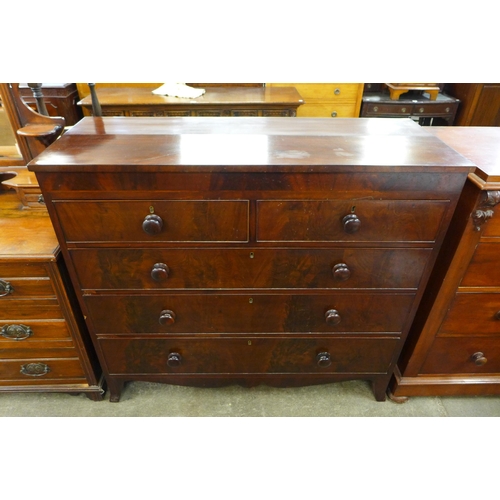 94 - A George IV mahogany chest of drawers