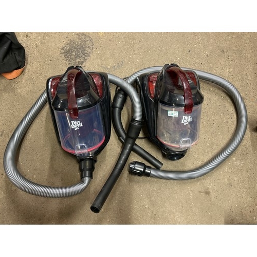 2201 - 2 Dirt Devil vacuum cleaners both W