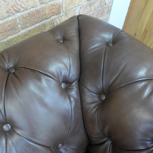 35 - New Allington 3 Seater Brown Leather Sofa (model:- 581LS), original RRP £1666.66 + VAT (H=80cm x W=2... 