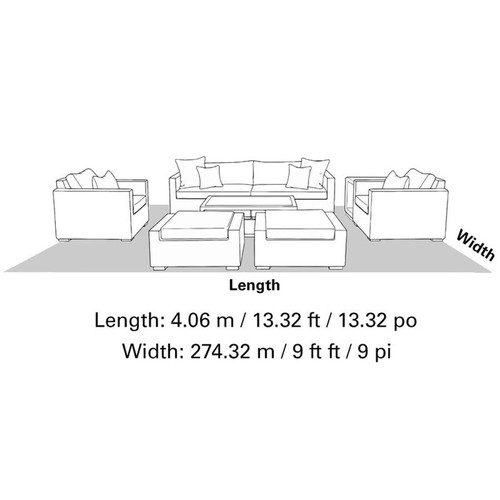 3 - Atleisure Rafael 7 Piece Seating Set, Original RRP - £2249.99 + VAT (4157-20) *This lot is subject t... 