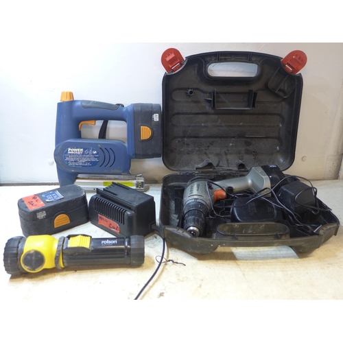 Cordless Black and Decker Nail Gun Wihe Battery and Charger for
