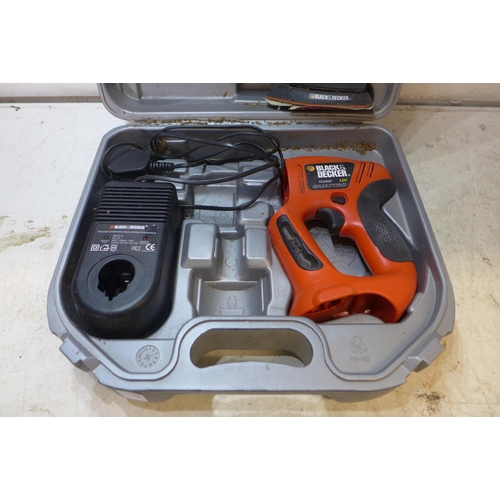 2034 - Black & Decker Quattro KC2000F, 12V with drill, sander and jigsaw attachments