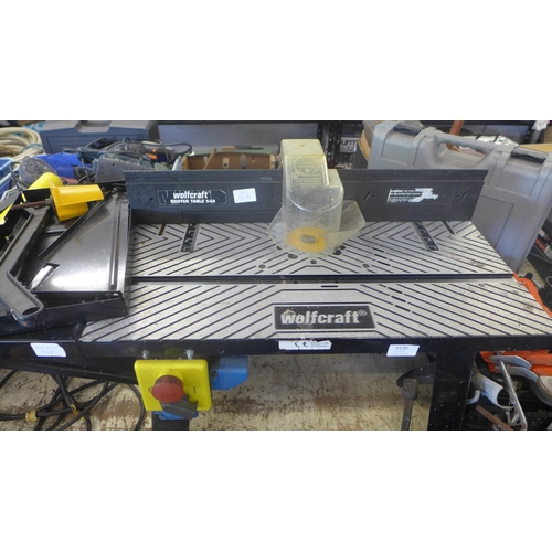 Wolfcraft router deals table 540