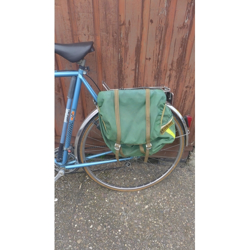 2135 - Peugeot 103 road bike with saddle bag and pump