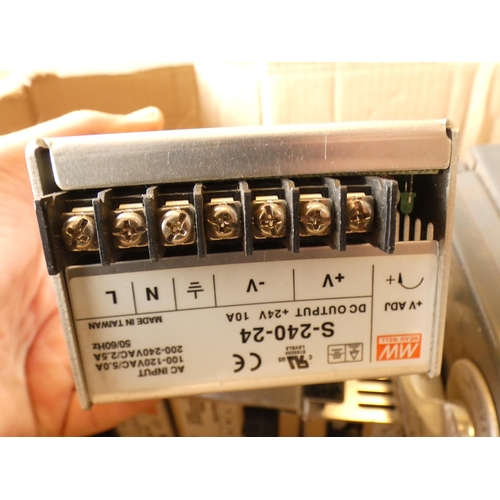 2180B - 4 Power supplies, bulkhead light and 20 amp switch box