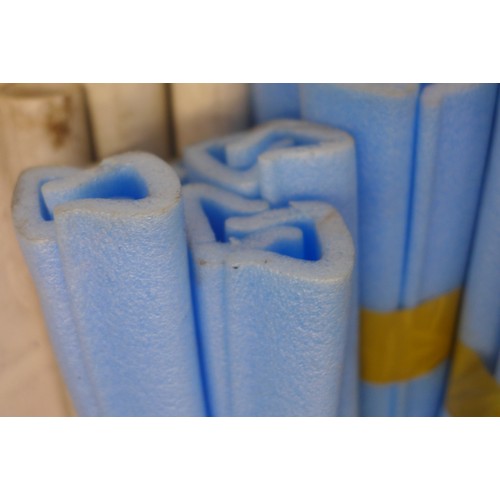 2370 - 20 x 2mtr lengths of 15mm Sloton insulation, unused