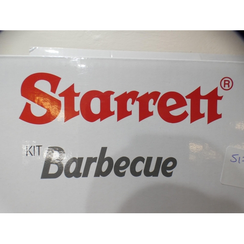 2208 - Starrett BBQ knife set, boxed and unused