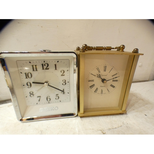 2209 - Box of carriage clocks and others (7)