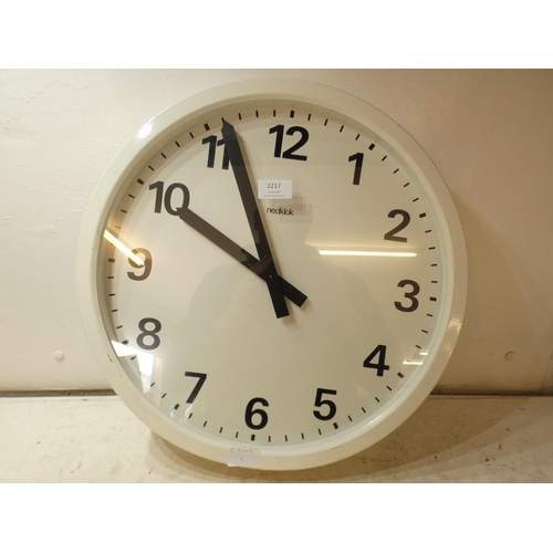 2217 - Nedklok large wall clock