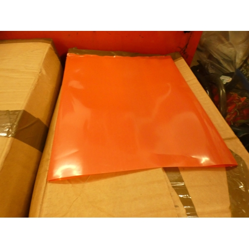 2254 - 4 Boxes of red bottom welded bags