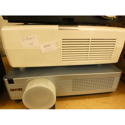 2265 - 4 Projectors including Toshiba and Eiki (3 out of 4 working)