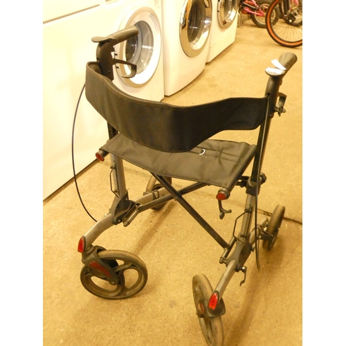 2283 - Elite Care, four wheel rollator walker