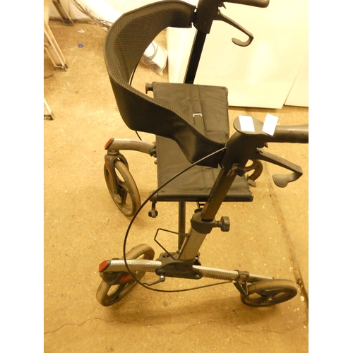 2283 - Elite Care, four wheel rollator walker