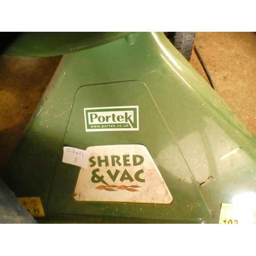 2323 - Portek Shred and Vac, 1200W, 230-240V - W