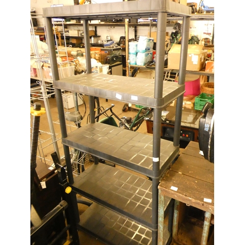 2327 - 5 Shelf plastic racking unit