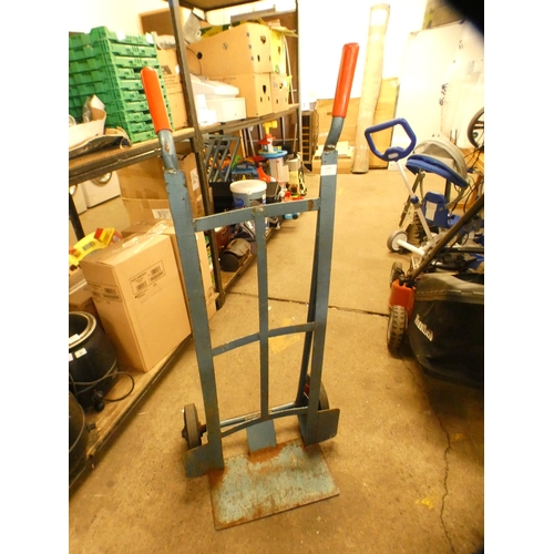 2346 - Blue heavy duty sack trolley