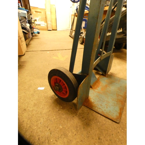 2346 - Blue heavy duty sack trolley