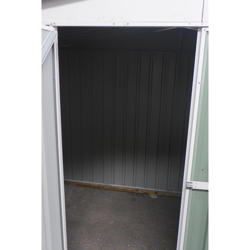 2396 - Large metal garden shed - complete - 3m x 1.57m x 2.13m