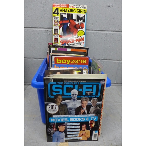 1118 - A collection of film and music magazines and annuals