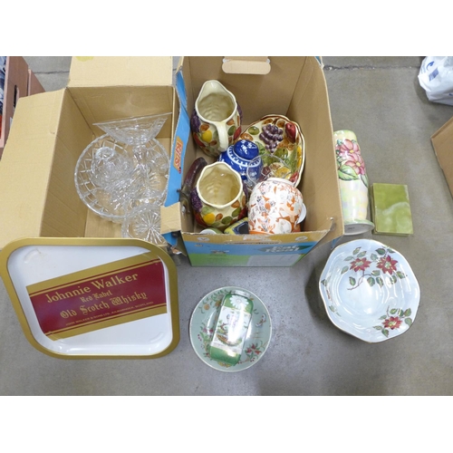 1126 - A collection of assorted china and glassware  **PLEASE NOTE THIS LOT IS NOT ELIGIBLE FOR POSTING AND... 