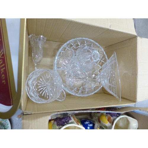 1126 - A collection of assorted china and glassware  **PLEASE NOTE THIS LOT IS NOT ELIGIBLE FOR POSTING AND... 