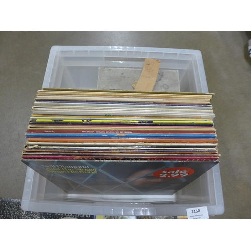 1150 - Thirty-six LP records and forty-nine EPs