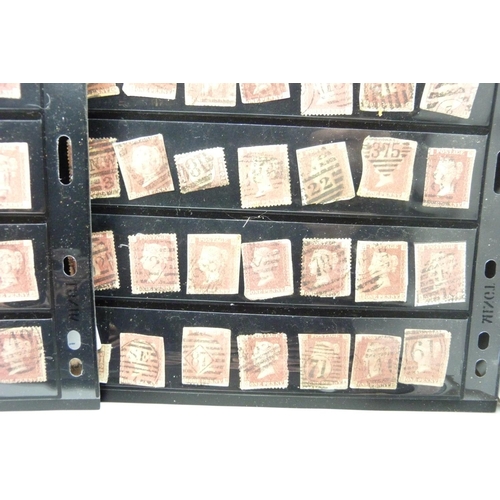 813 - A collection of over 400 penny red stamps and some other Victorian stamps