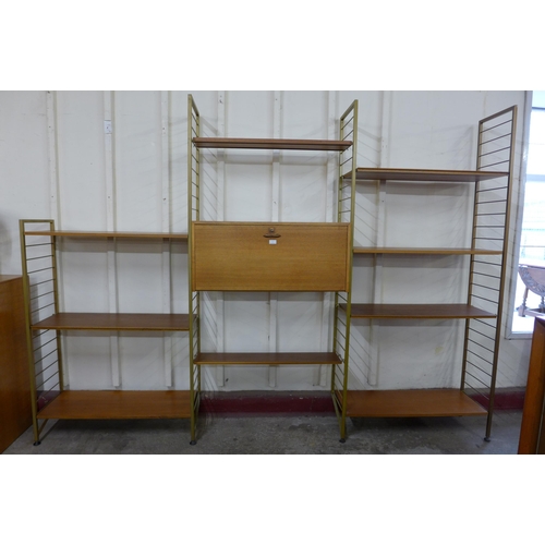 1 - A Staples teak Ladderax room divider