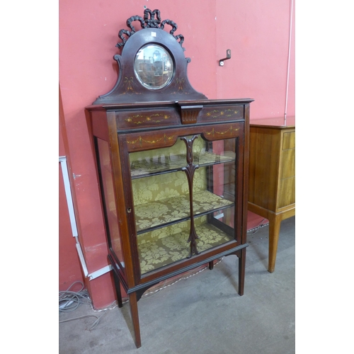 104 - An Edward VII painted mahogany side cabinet